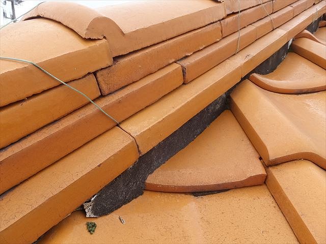 ズレが発生しやすい熨斗瓦